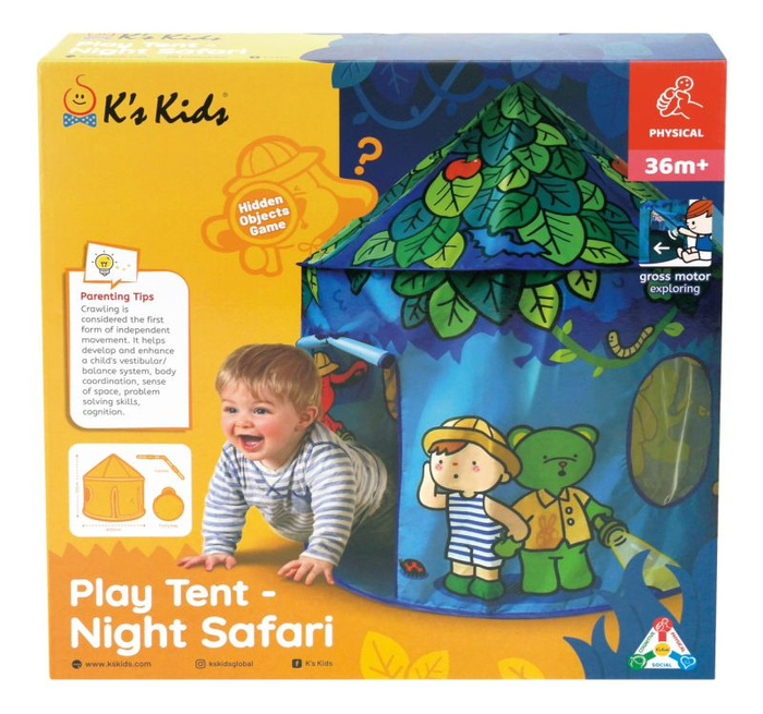Namiot do zabawy Safari nocą K's Kids KA10848-GB