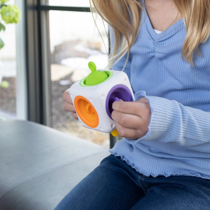 Kostka sensoryczna z bąbelkami Sensokostka Tugl Fat Brain Toys FA362-1