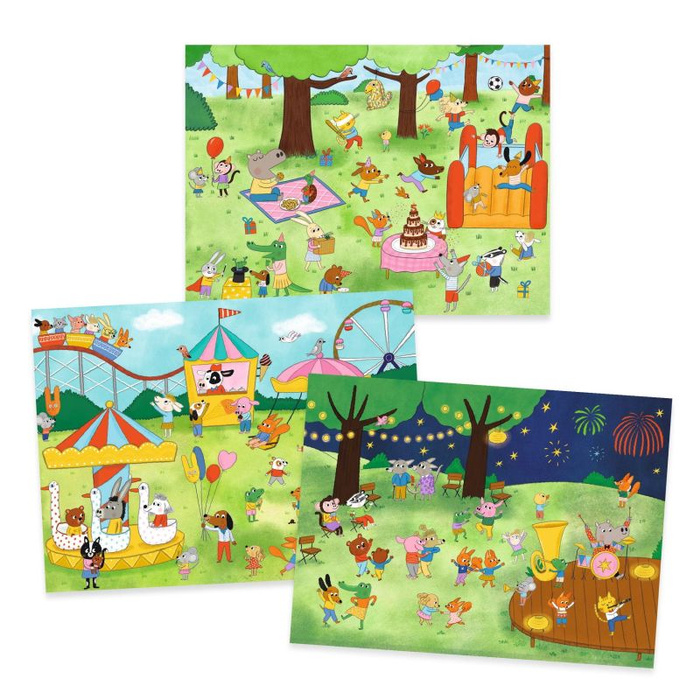 Zestaw artystyczny z kalkomanią Impreza Djeco DJ09355