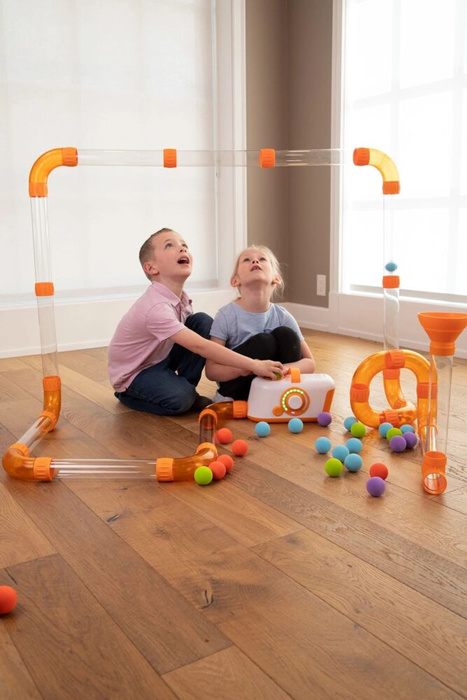 Dmuchawa do piłek Rozszerzenie Zestawu Air Toobz Fat Brain Toys FA464-1 labirynt dla kulek