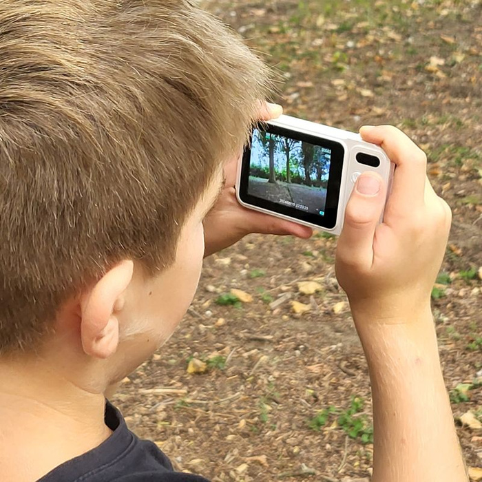 Aparat 2w1 Kamera na rower i kask Autofokus Zoom 16x kolorowy wyświetlacz CamPro Buki PV010