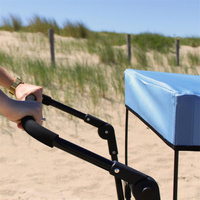 Składany Wózek plażowy AXI A031.193.08 z dachem hamulcem i torbą Udźwig do 80 kg do przewożenia rzeczy i zabawek