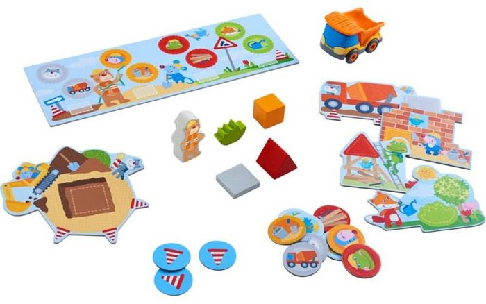 Moja pierwsza gra Na budowie 2+ HB305678-Haba, gry planszowe