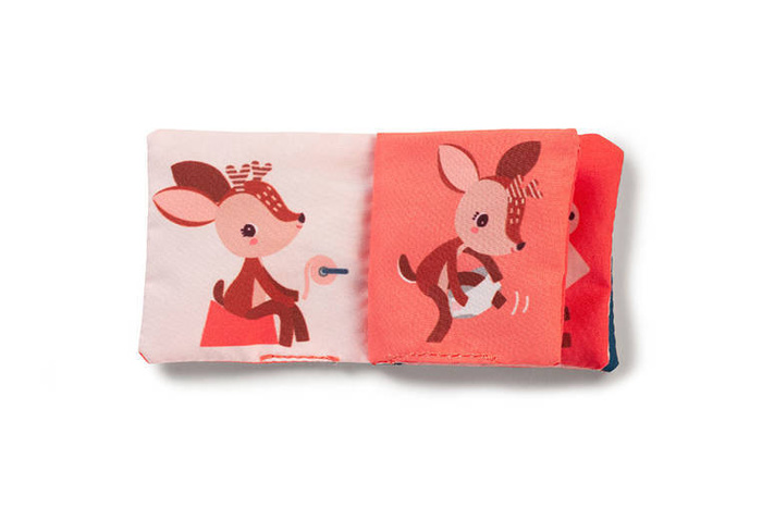 Przytulanka Sarenka Stella z torbą i akcesoriami 7 elementów 83376 Lilliputiens