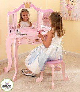 "Princess" - toaletka dla dziewczynek, KidKraft - meble