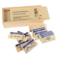 Zabawka edukacyjna memory Małego chemika 110007-Pilch, gry pamięciowe