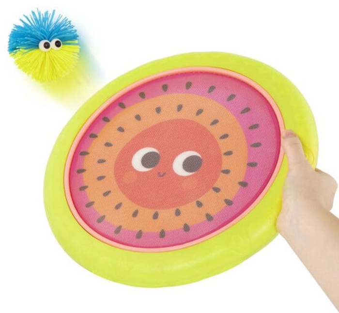 Gra zręcznościowa sprężyste dyski z kudłatymi piłeczkami Poppin’ Paddles B.Toys BX1916Z