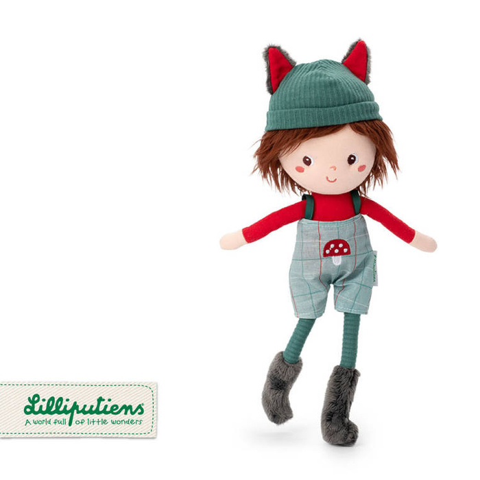 Lalka przytulanka Louis 32cm ozdobne pudełko w kratkę 83487 LILLIPUTIENS