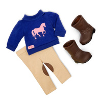 Lalka MONTANA FAYE 46cm dżokejka z warkoczami Our Generation BD31103Z