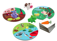 Zwierzątka z ogródka, DJ08553-Djeco, gry dla dzieci