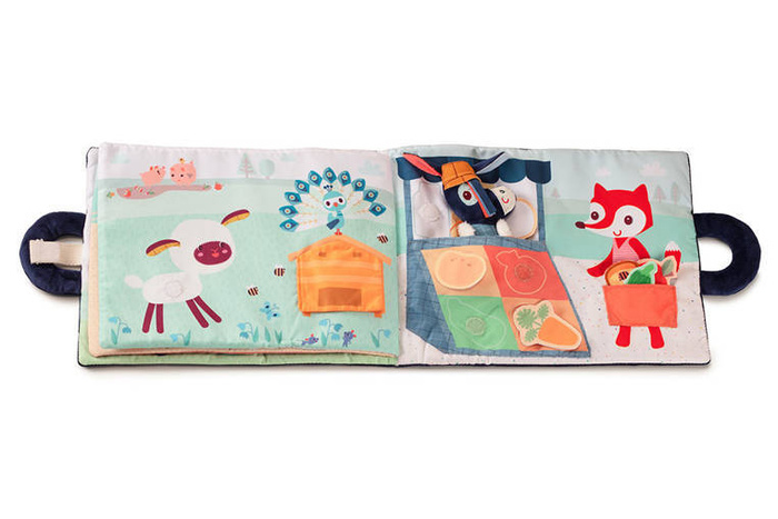 Miękka książeczka aktywizująca "Osiołek Ignace na farmie" 83415 Lilliputiens