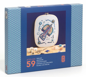 Zestaw do haftu koralikowego dla dzieci i dorosłych AGA Atelier 59 Djeco GA10059