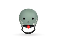 SCOOTANDRIDE Kask XXS-S dla dzieci 1-5 lat Green Lines lampka LED 96562