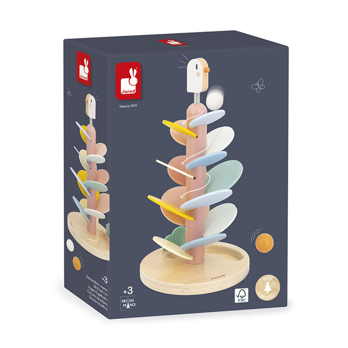 Drewniany kulodrom Ptaszek Sweet Cocoon Janod J04040