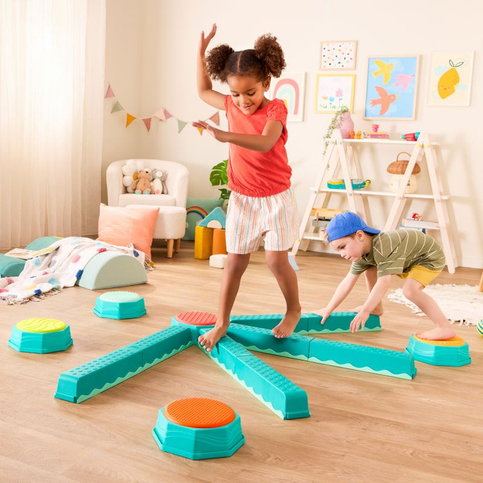 Kombinacyjna ścieżka sensoryczna Zestaw 13 el. Balance & Build B.Toys BX2324Z