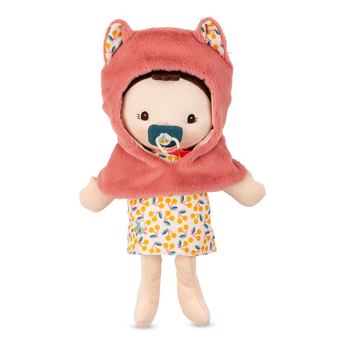 Lalka Dzidziuś Jeanne w nosidełku z akcesoriami Lilliputiens 83634