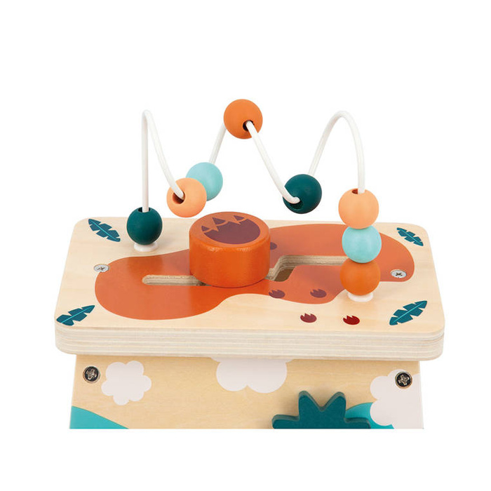 Wielofunkcyjny wulkan kostka edukacyjna Dinozaury Janod J05827