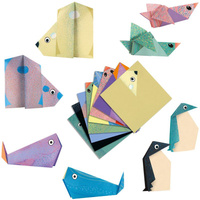 Zestaw origami dla dzieci zwierzęta polarne Djeco DJ08777