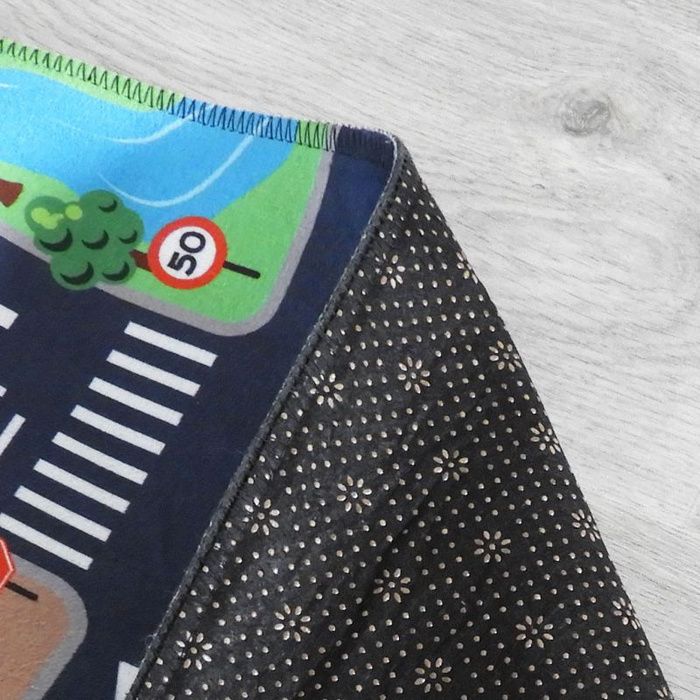 Mata animacyjna Droga 72 x 120 cm i 3 samochodziki Sygnalizacja świetlna Buki 5702 maty edukacyjne