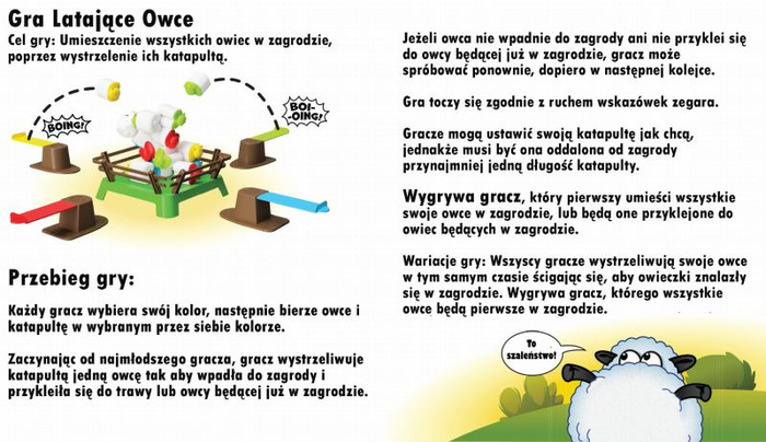 Gra zręcznościowa dla dzieci Latające Owce Heap-O-Sheep Fat Brain Toys FA363-1