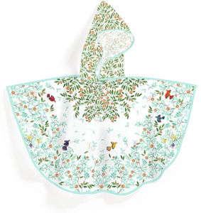 Transparentna pelerynka przeciwdeszczowa dla dzieci ptaszki Djeco DD04683