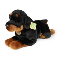 Pluszowy pies rottweiler leżący 39 cm Rappa 231054