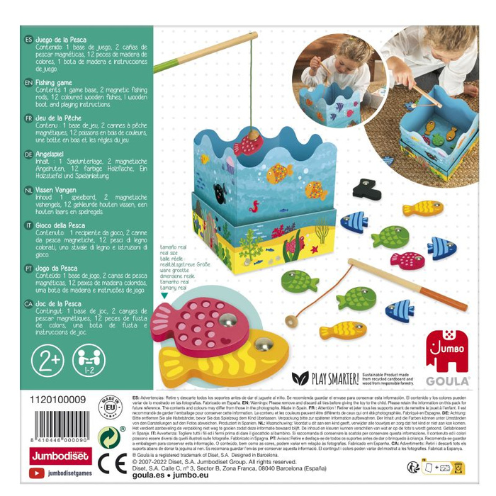 Gra dla dzieci Łowienie rybek Goula 1120100009 Magnetyczna gra zręcznościowa