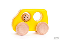 Bus Bajo - samochód z drewna, 46110-Bajo