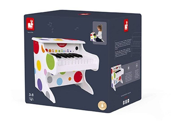 Elektroniczne pianino Confetti J07618- Janod, zabawki muzyczne
