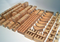 Klocki drewniane o dużych rozmiarach z literkami dla dzieci, XL, 250 el., zabawki konstrukcyjne