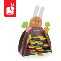 Rodzinna drewniana gra strategiczna Magiczna Marchewka Janod J02473