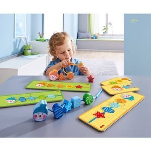 Gra nawlekanka Gąsienica HB304653-Haba, gry edukacyjne