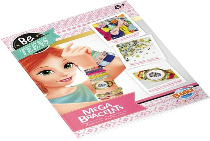 Zrób to sam - MEGA ZESTAW DO BRANSOLETEK BE003-Buki, zestawy kreatywne dla dzieci