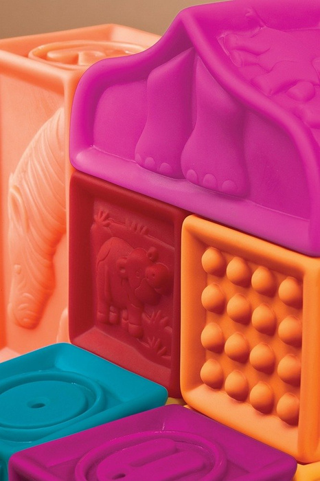 Miękkie klocki dla dzieci squeeze 26 elementów, BX1003-B.Toys