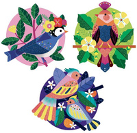 Raj - artystyczny zestaw z brokatem i cekinami DJ09522-Djeco, zestawy kreatywne 