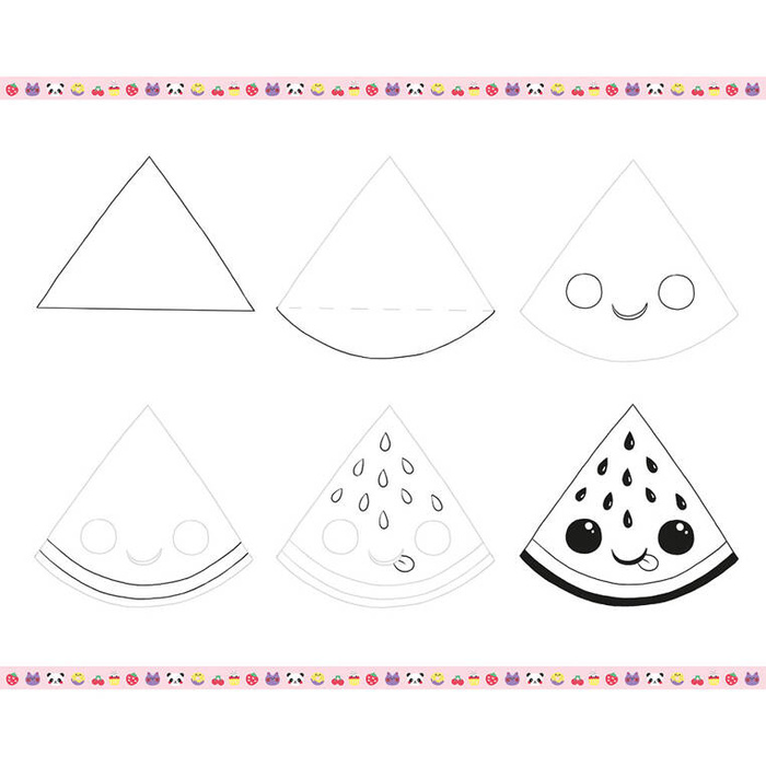 Zestaw kreatywny Rysowanie krok po kroku Modele kawaii 20 rysunków J09156 Janod