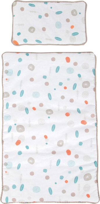 Drewniany wózek dla lalek Little Button Small Foot 12496 zabawa w odgrywanie ról