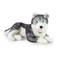 Pluszowy Husky 60 cm Rappa 241138 ekologiczna Maskotka przyjazna środowisku