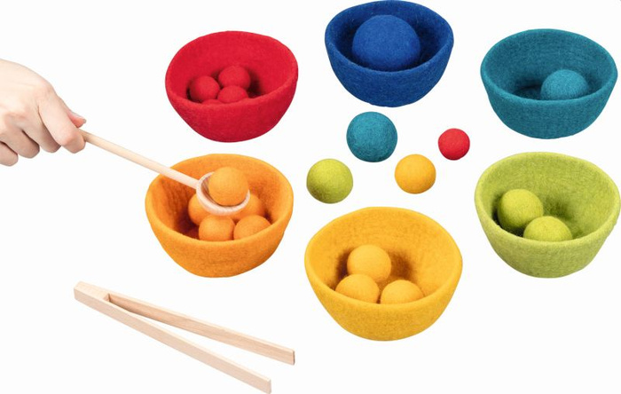 Gra edukacyjna dla dzieci sortowanie kolorów Sorterino Goki 58342