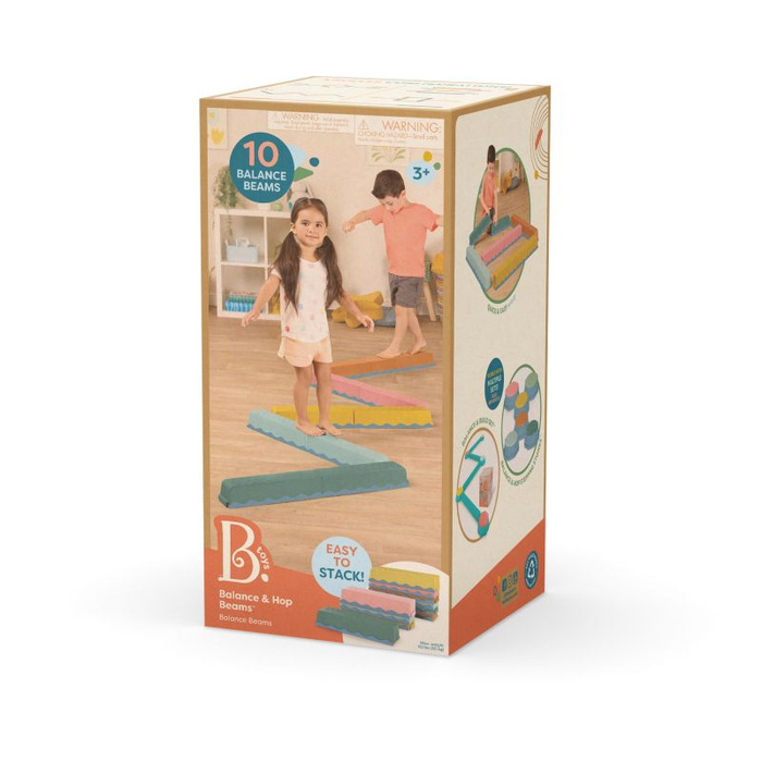 Zestaw równoważny dla dzieci Belki sensoryczne Balance & Hop Beams B.Toys BX2533Z