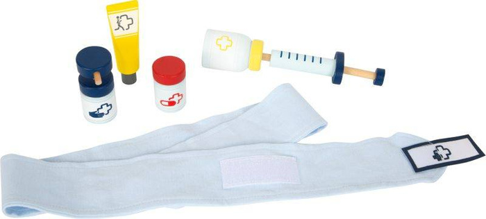Zestaw lekarski w torbie ratownik medyczny 11917-Small Foot, mały lekarz