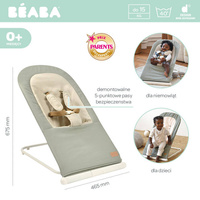 Leżaczek składany Eazy Relax Lichen Beaba 915055