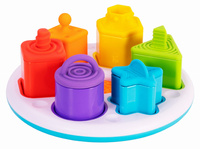 Sorter Plugzy Fat Brain Toys FA341-1 kształty i kolory zabawka dla najmłodszych