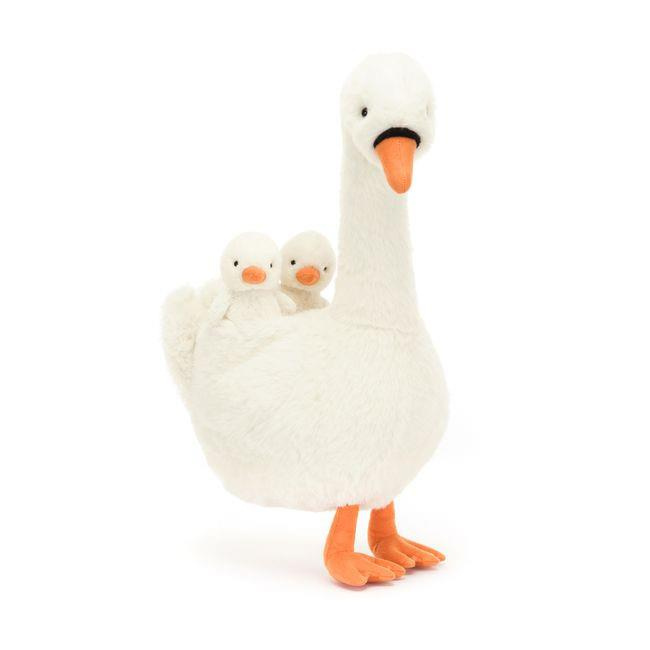 Łabędź z Maleństwami 39 cm Jellycat maskotki FEA2S