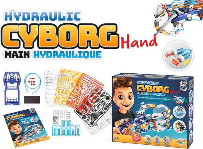 Nauka i zabawa dla dzieci Hydrauliczna ręka cyborga 7508-Buki