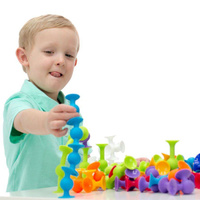 Zestaw Delux Klocki Squigz Przyssawki FA088-2 Fat Brain Toys, klocki dla dzieci