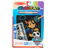 Zdrapywanka z rysikiem Psi Patrol Scratch Art Pad – Chase Melissa and Doug 33259