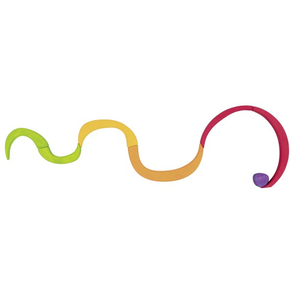 Drewniana układanka Oculus półokrągłe klocki drewniane Goki 58329