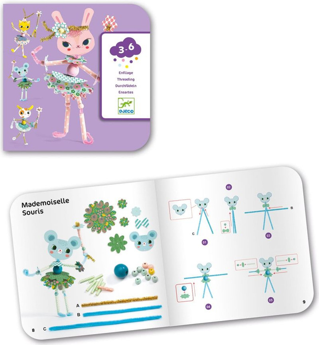 Zestaw artystyczny Wróżki Djeco DJ08976 Zrób to sam