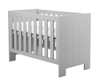 Szare Łóżeczko 120x60 Pinio Calmo